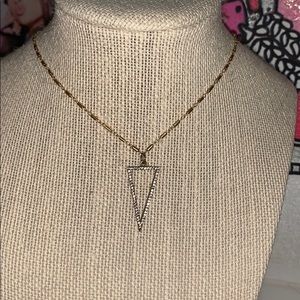 Gold Triangle Necklace